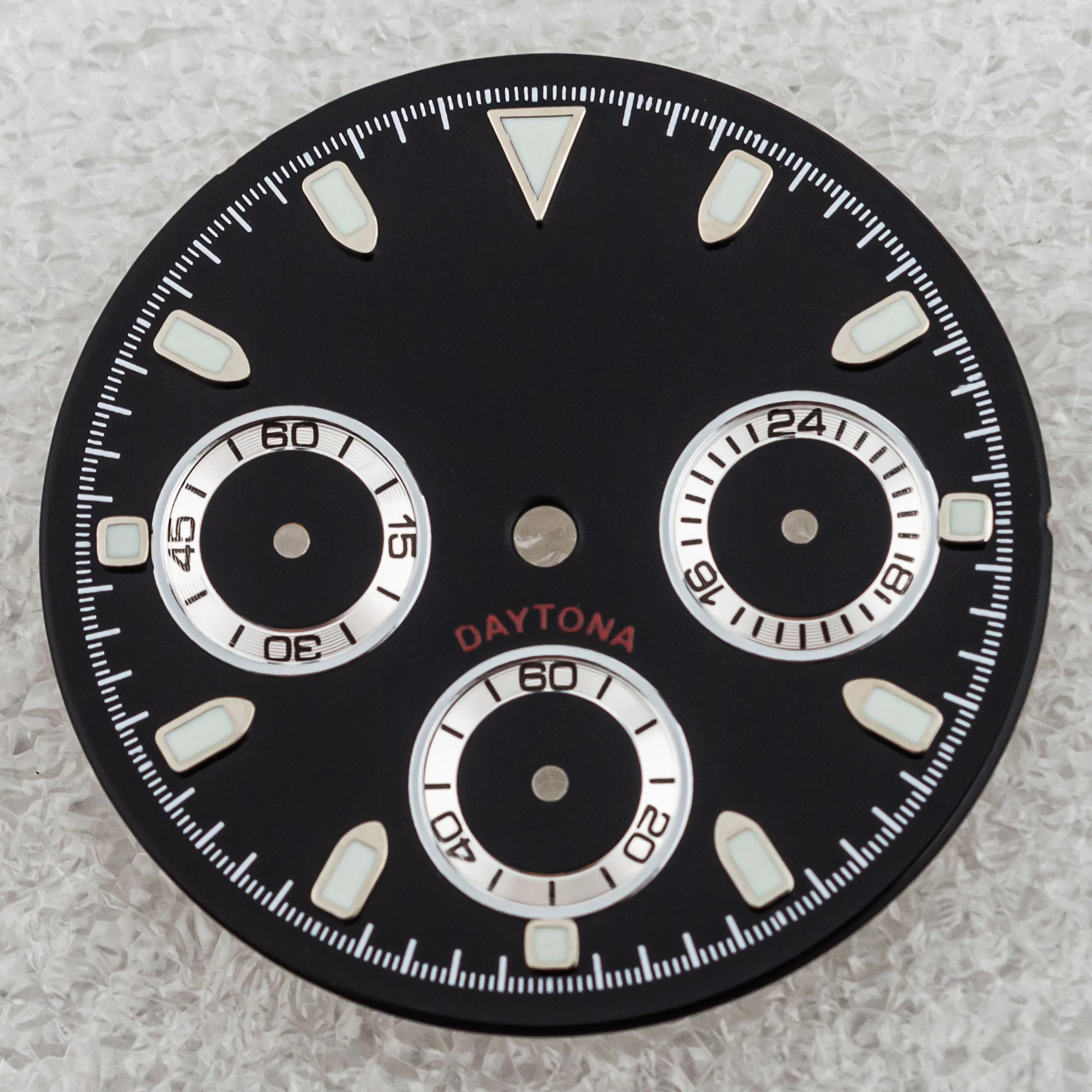 

29mm VK63 Dial Hands Watch Face Pointers Watch Parts Suitable For Daytona 39mm Case Quartz Watch VK63 movement Case Dial Parts