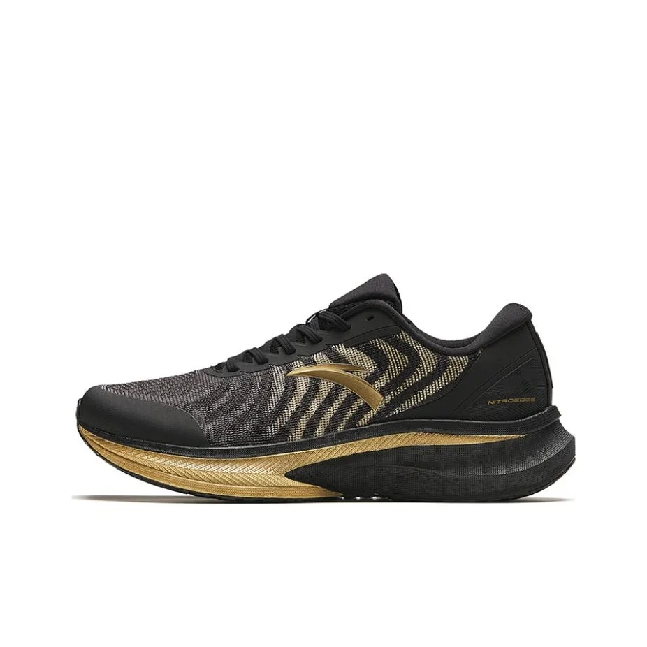 anta-comfortable-cushioning-wear-resistant-low-top-running-shoes-men's-black-gold-112355582-1