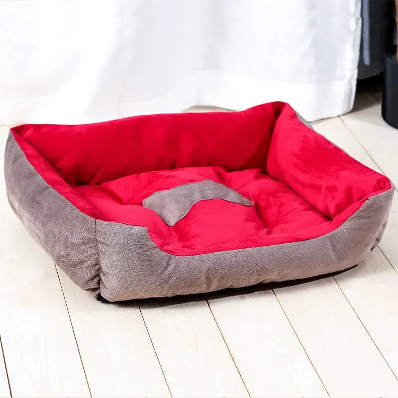 2022 Winter Warm Plush Dog Bed Mat Kennel Soft Fleece Dog Puppy Pet Supplies Nest For Small Medium Dogs House Waterproof Cloth