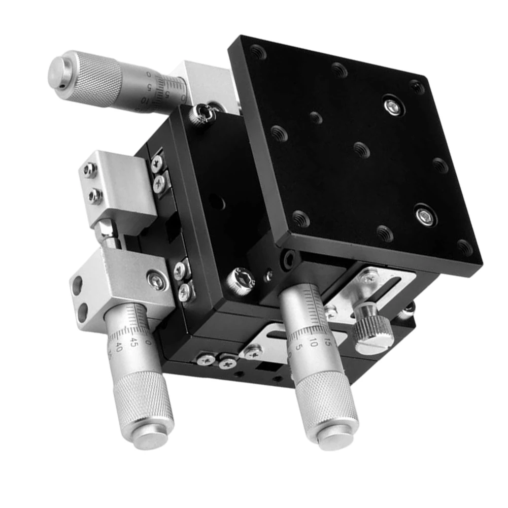 For Precise Positioning Tasks Black Manual Positioning Platform High Performance Tuning Platform 0.01mm Resolution