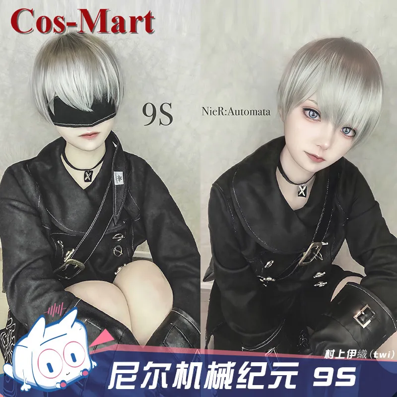 

Костюм для косплея Cos-Mart Anime NieR:Automata 9S, модная красивая черная боевая униформа, для активного отдыха, для вечеринки