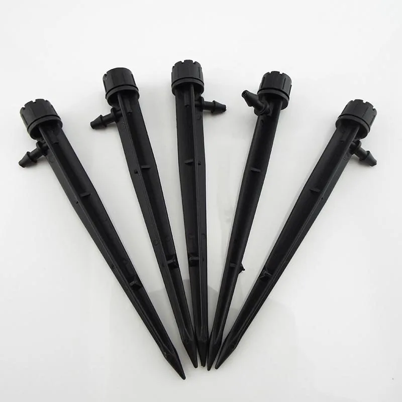 4/7 مللي متر خرطوم منقط المياه إدراج الأرض حديقة سقي Aspersor بالتنقيط الري قابل للتعديل الرش 360 درجة المنقطات F1