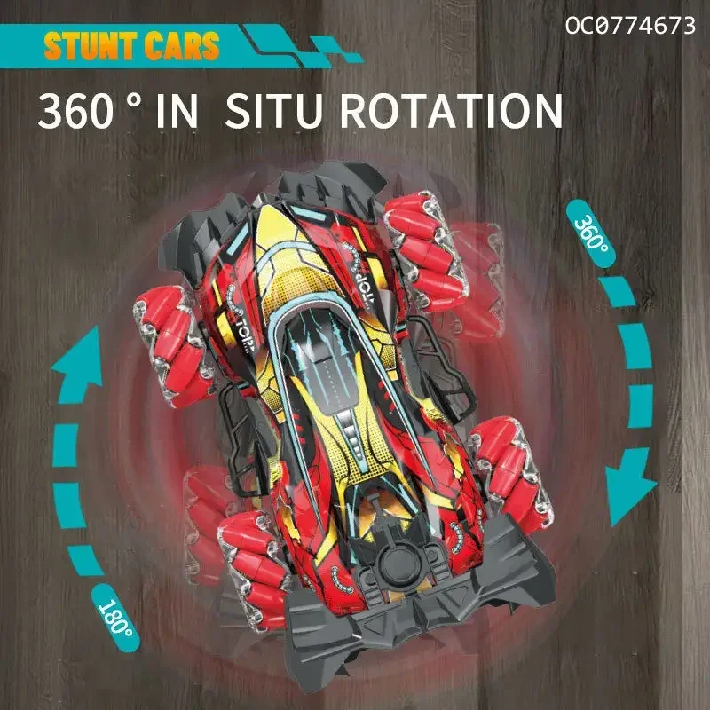 Smart Gesture Sense Water Spray Dual Radio Control Stunt Car 360°Rotate Auto Demo Multi Directional Drive Lighting RC Drift Car