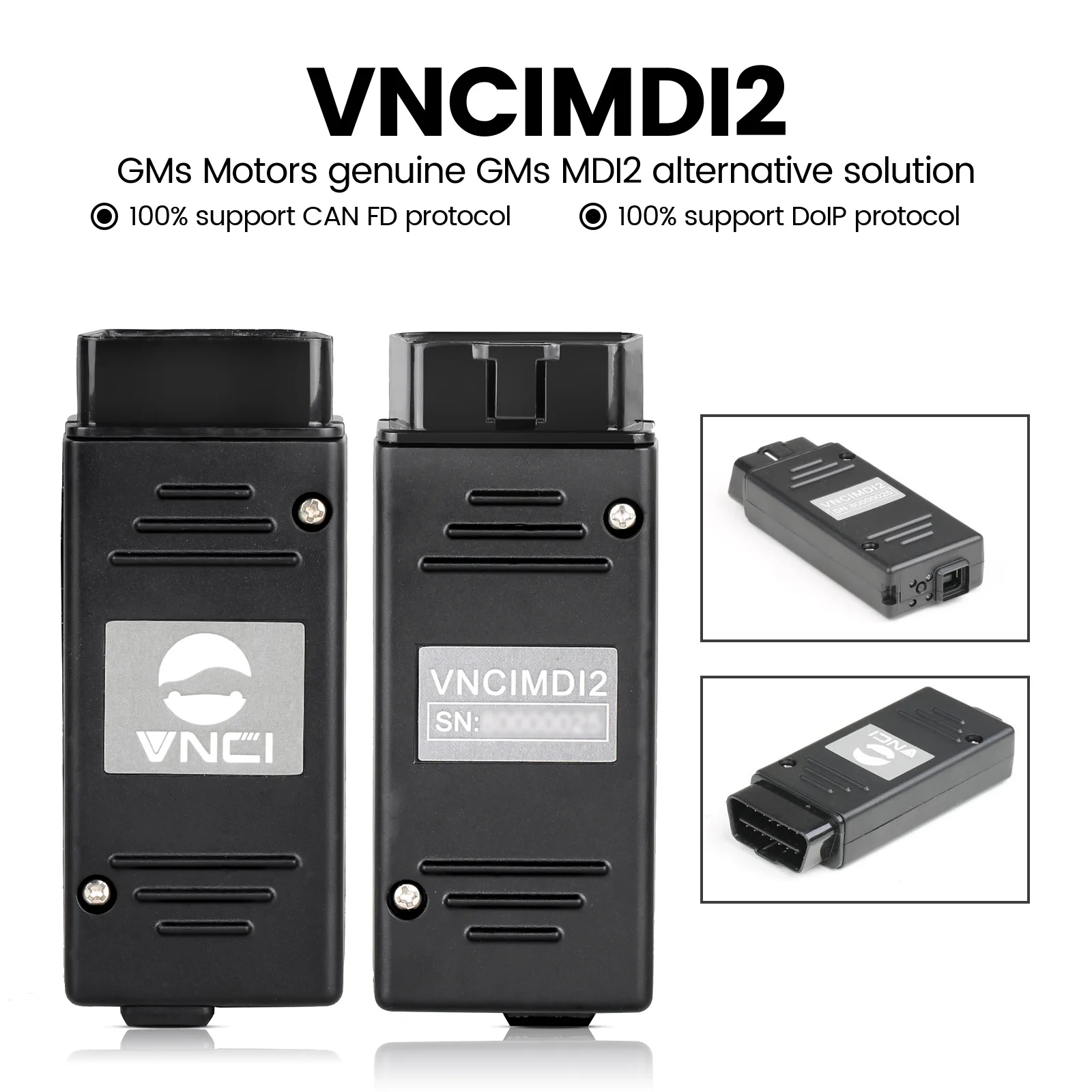 VNCI MDI2 for GM Diagnostic Scanner GDS2 Tech2win DPS RDS Replaces MDI2 Tech2 Supports CANFD and DoIP and Techline Connect SPS2