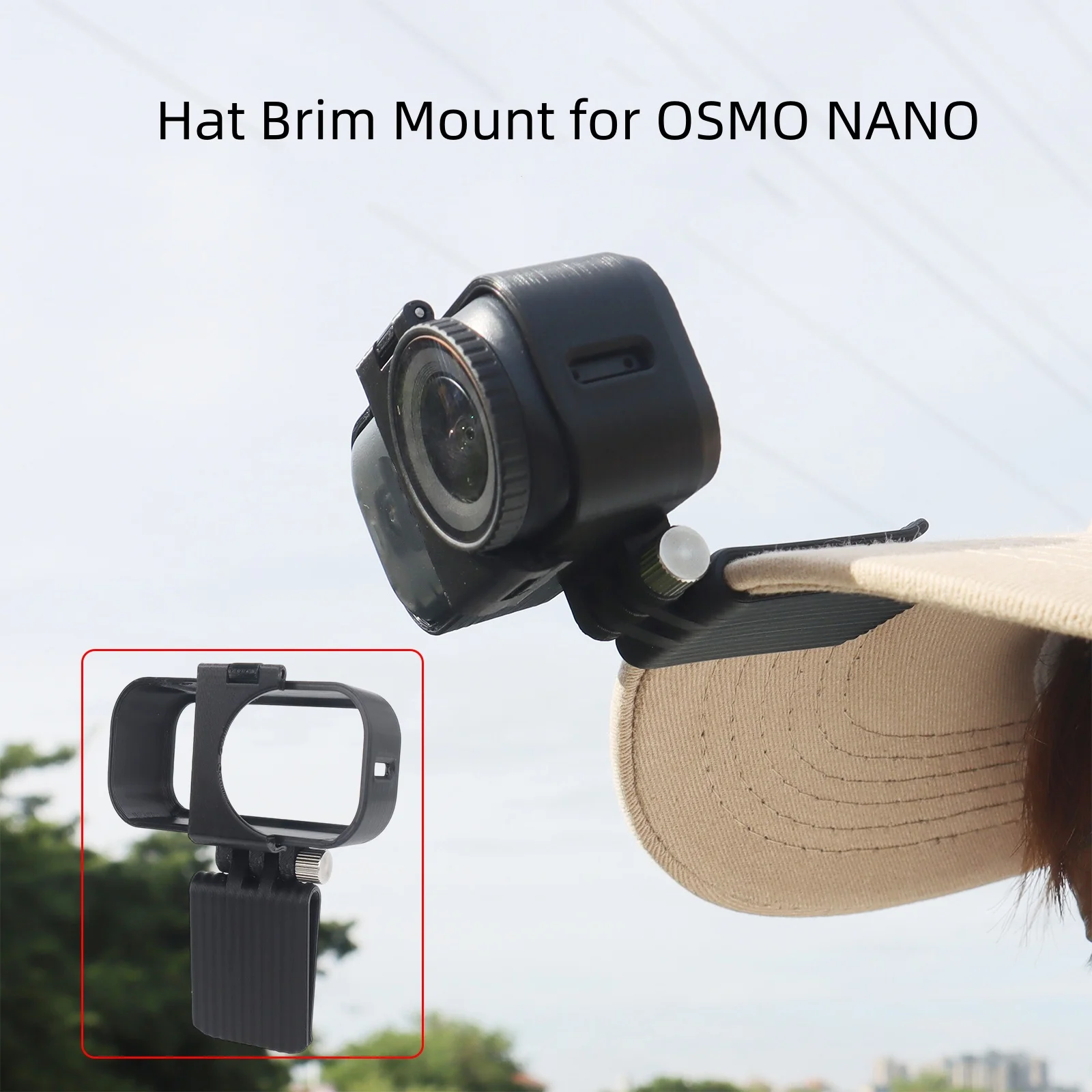 

Hat Brim Mount for DJI OSMO NANO Action Camera