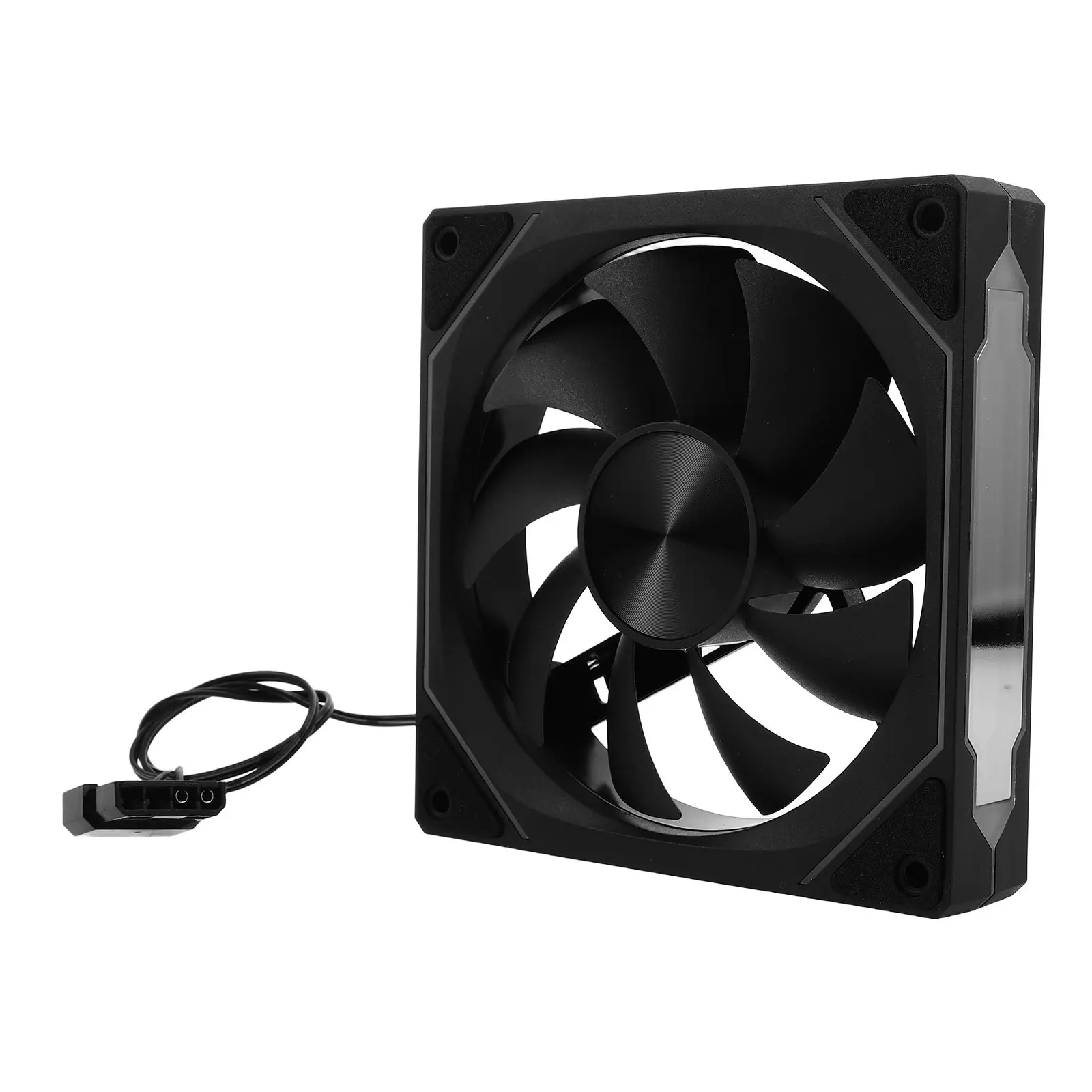 

Case Fans Rgb Silent Operation Pc Cooling Fan 800-1600Rpm Slim Design Strong Airflow Adjustment Desktop Computer Host Fan