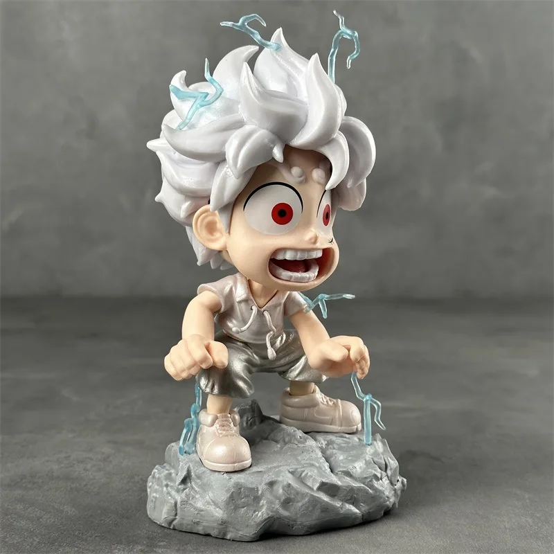 16.5cm One Piece Anime Figure Gk Surprised Sun God Nika Luffy Boxed Desktop Pvc Model Anime Peripheral Home Ornaments Toy Doll