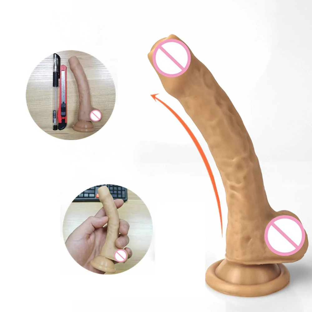 Real Dildo For Virgin Masturbator Girl First-Timer Sexual Experience Sex Toys Women Fake Penis MINI Size Dick Small Cock Model