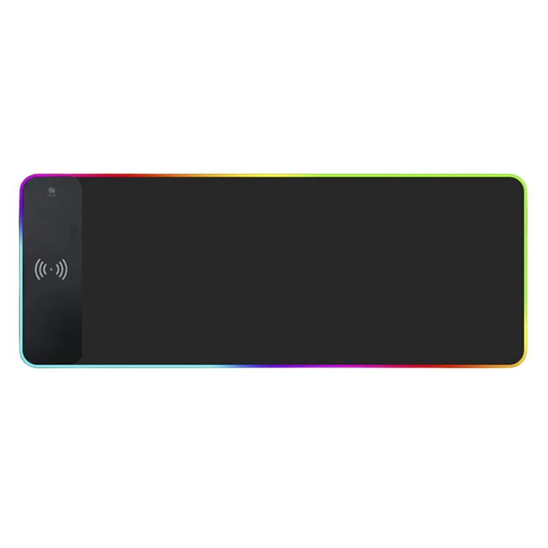 Super Sale RGB Wireless Charging Mouse Pad Desk Carpet Mouse Mat Gaming Laptops Pc Gamer Accessories Computer Mat XXL Mousepad