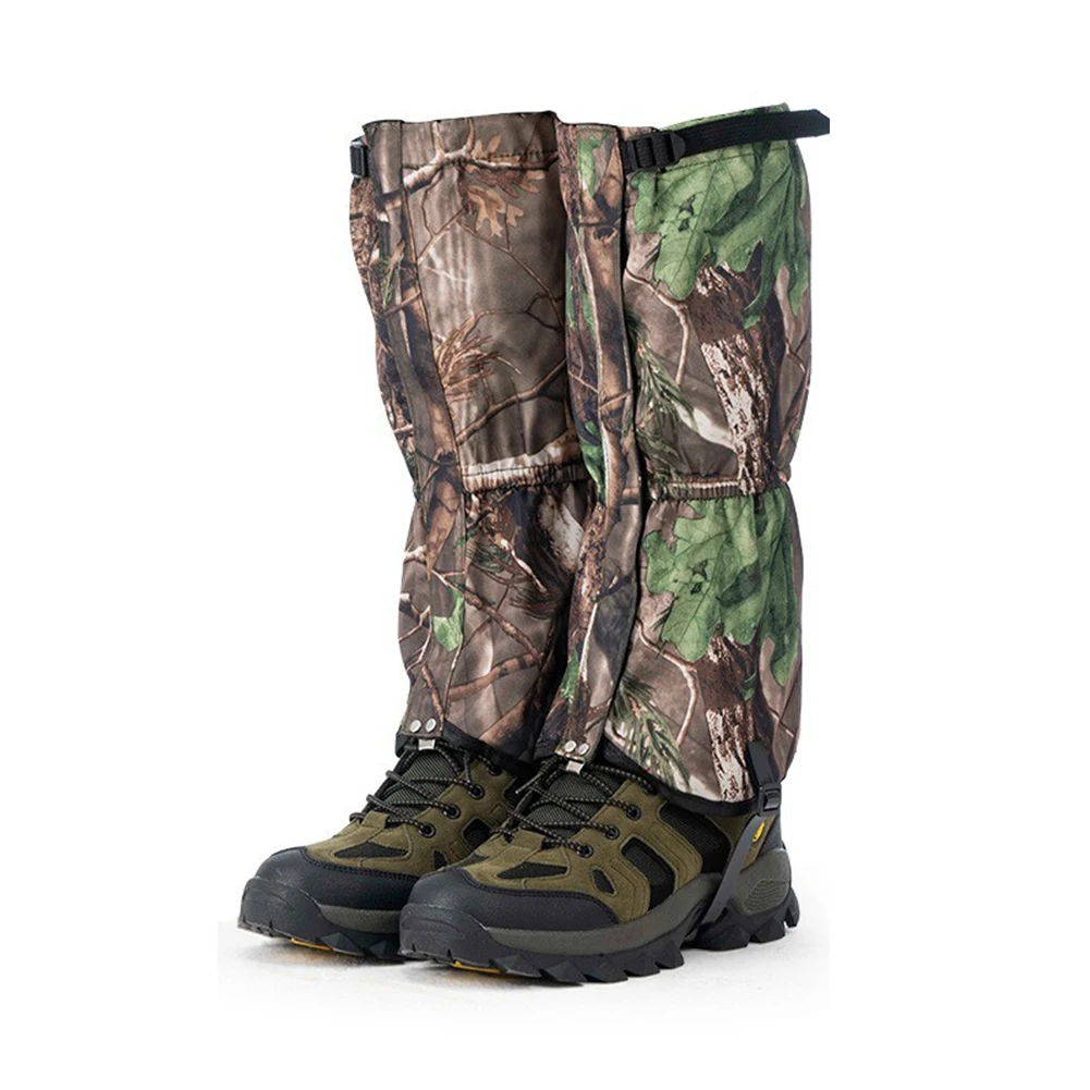 

Climbing Leg Gaiters Camping Leg Gaiters Stylish Camouflage Color Three-layer Composite Nylon Long-lasting Tape