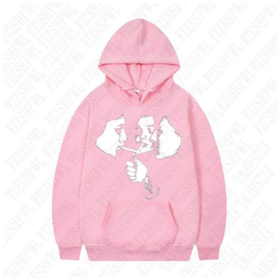 2026 heißer Trend 2000er Herrenmode Harajuku Gothic-Muster Sport-Hoodie Retro Punk Hip-Hop Casual Streetwear – Detail 10