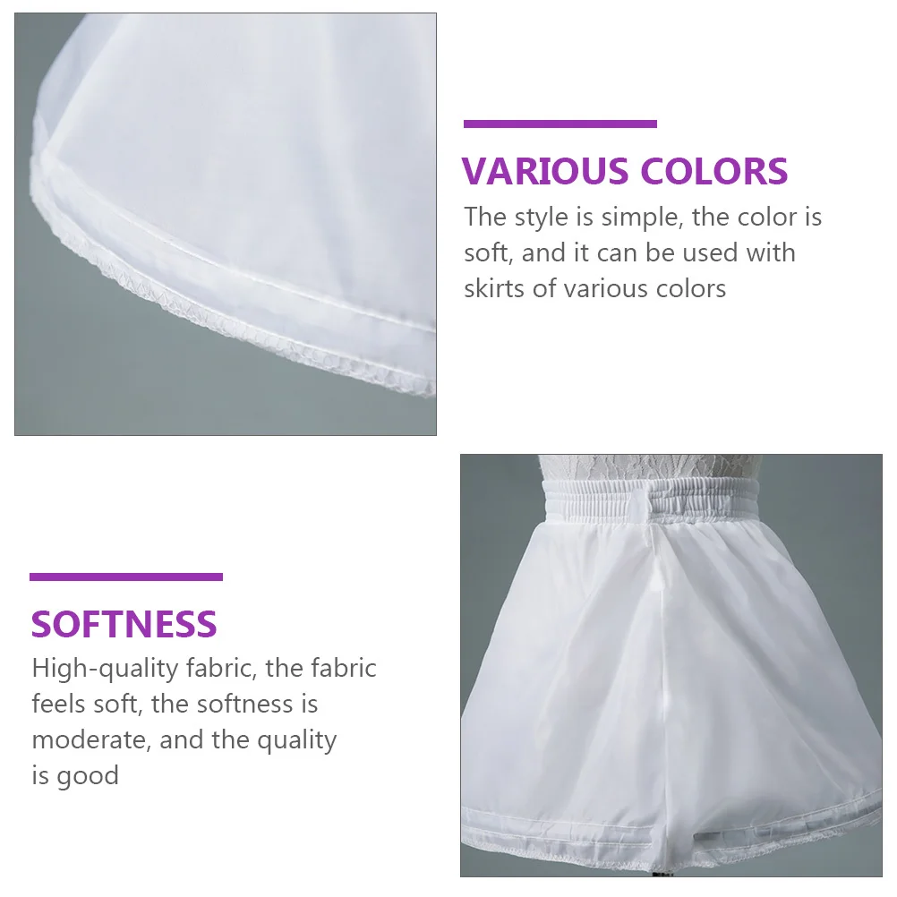 

1Pcs Polyester Tutu Pettiskirt for Kids Costume Elegant Underskirt for Ceremony Halloween Birthday Bridal Gown Lolita Dress