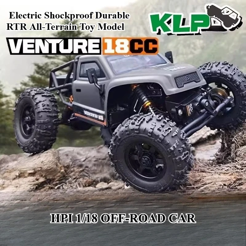 

Радиоуправляемый внедорожный краулер HPI 1/18 VENTURE18 CC FLUX 4WD, бесщеточный, ударопрочный, прочный, готовый к заезду (RTR), модель для всех типов местности