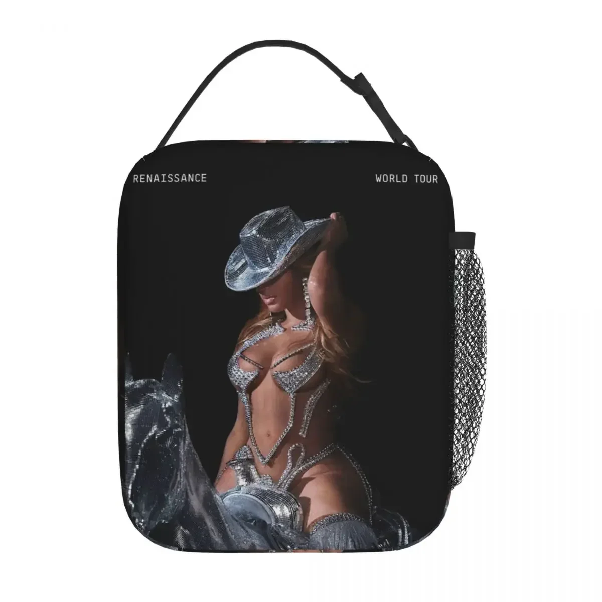 Insulated Lunch Bag Beyonce Renaissance Accessories 2023 Tour Music Lunch Food Box Causal Cooler Thermal Bento Box