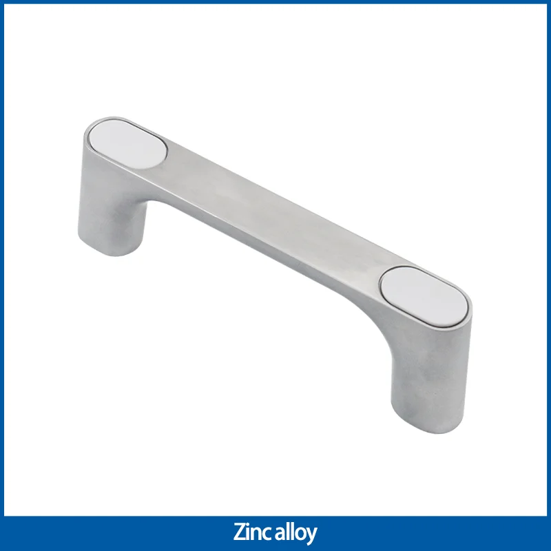 Zinc Alloy Square Handle Makings Sloped Corner  For Industrial Equipment Suitable For Furniture Household Cabinet Doors