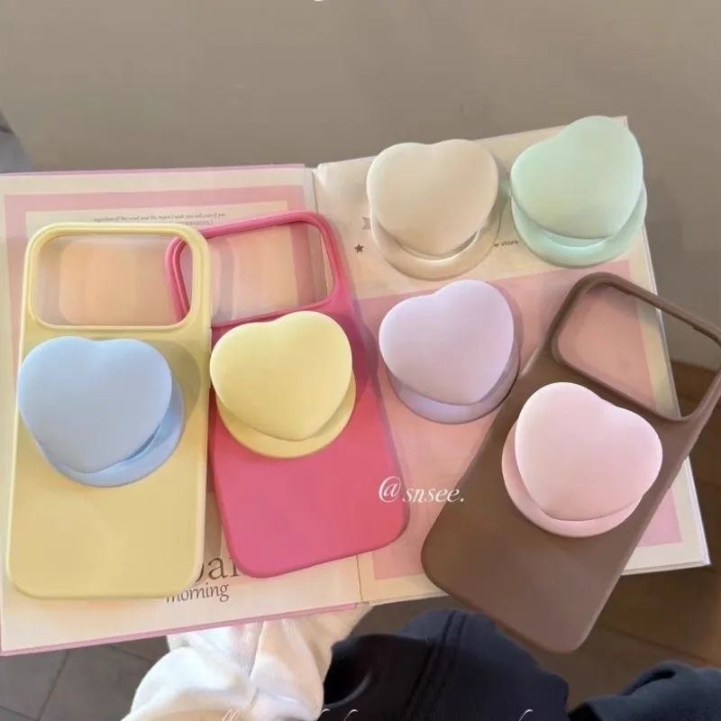 

Корейский милый силиконовый держатель-подставка Griptok Love For Magsafe для iPhone 17/16, складная беспроводная зарядная подставка-бокс