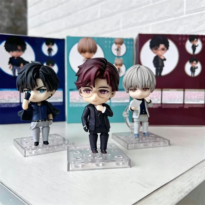 

3Pcs Light And Night Nendoroid Action Figure Set Sariel 2073 Osborn 2074 Evan 2075 Interchangeable Face Anime Boy Model Toy Gift