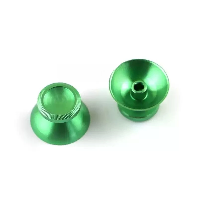 10Set Electroplating Metal Mushroom Analog Joystick Cap Hardware Replacement Component for Xbox360 Game Handle
