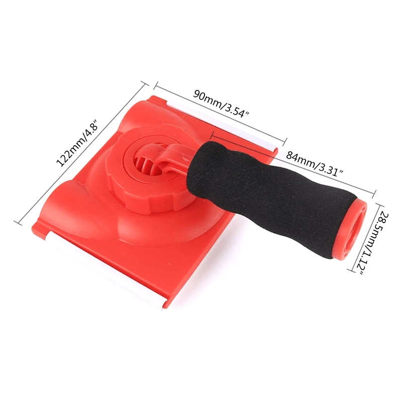Multifunction Latex Paint Edger Brushes Portable Brush Color Separator Tool Practical Trim Paint Edger Brush for Home