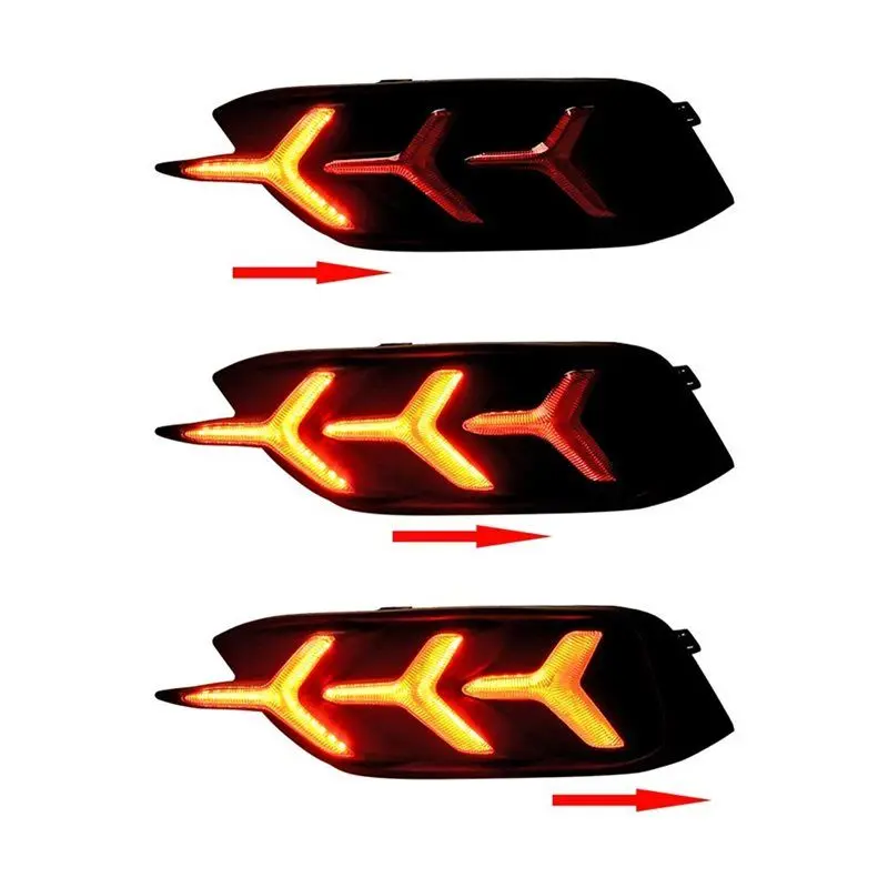Tail Lamp For Honda Civic Sedan 10Th Gen 2016-2020 Rear Bumper Light Brake Light Sequential Turn Signal Light