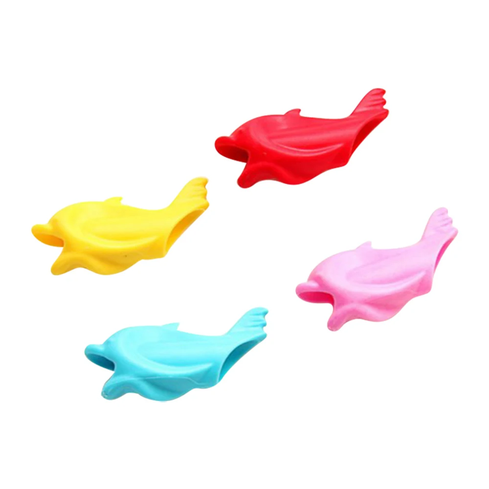 

10 шт. детский держатель для карандашей, корректирующая ручка, ручка для письма, инструмент для осанки, рыба