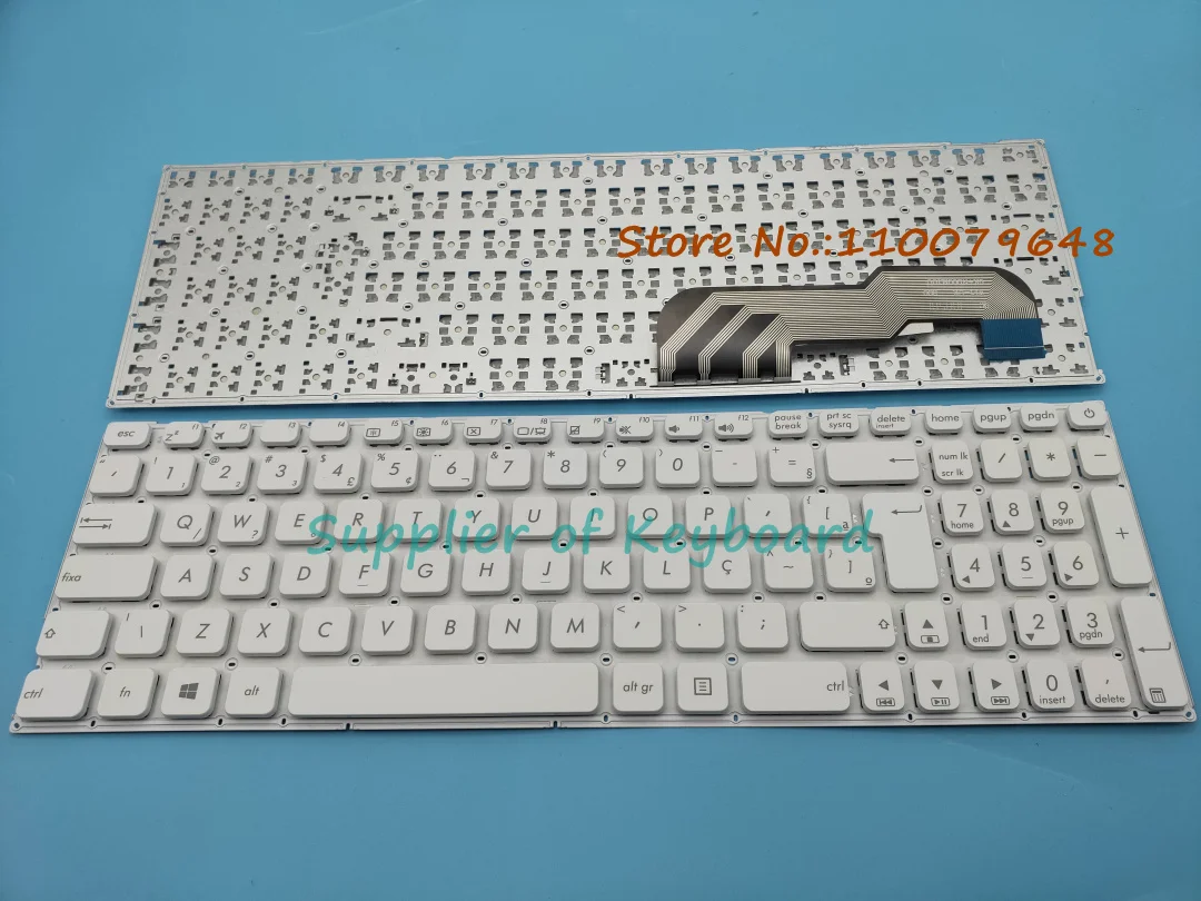 

New For Asus A541 A541S A541SA A541SC A541U A541UA A541UV Brazilian Portuguese Keyboard White