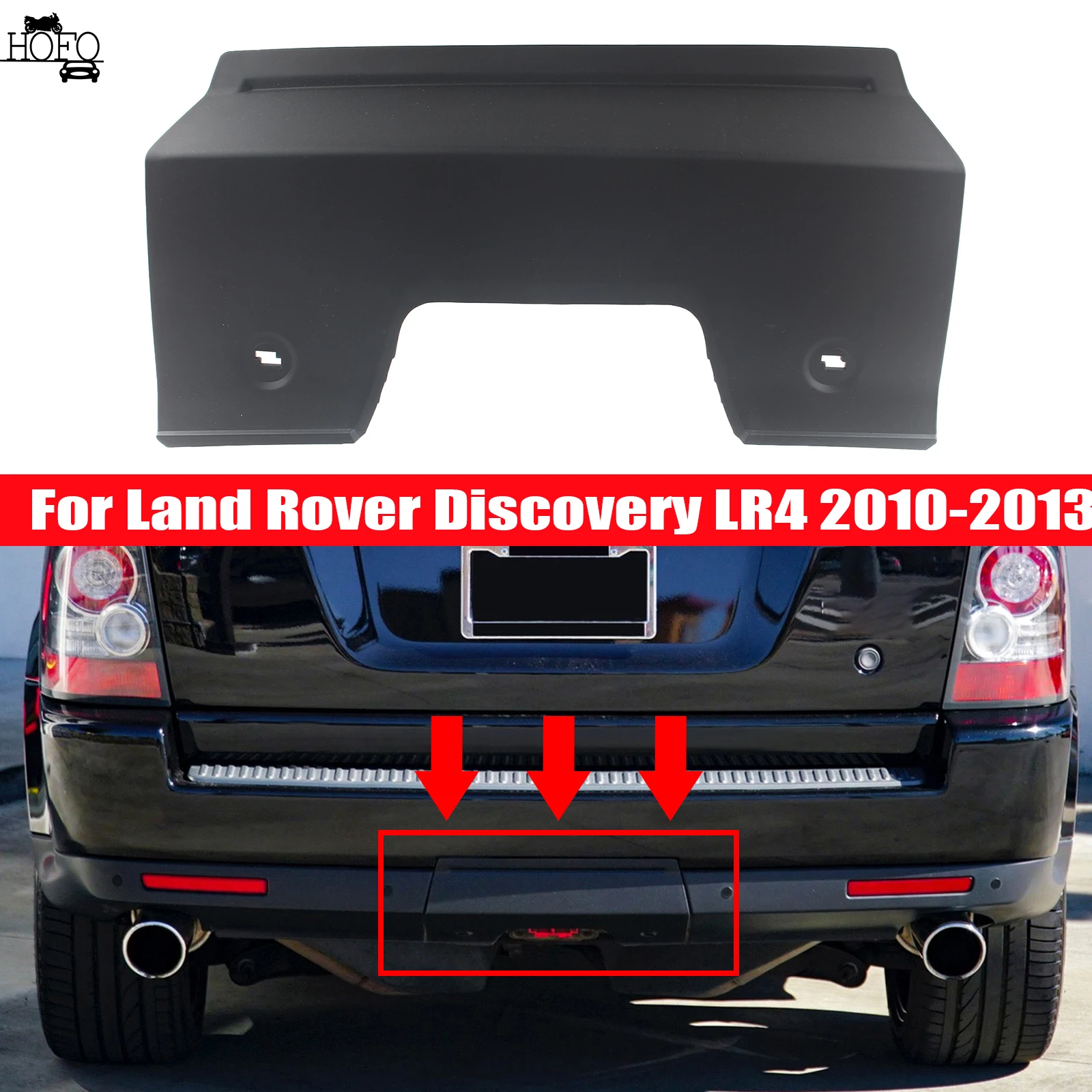 

Rear Bumper Tow Eye Hook Cover Cap Practical Spare Part LR015132 For Land Rover Range Rover Sport 2010-2013