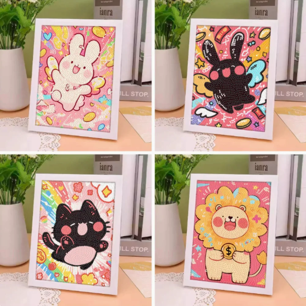 

Diamond Painting Full Round Drill Mosaic Cartoon New Arrivals Children Decorative paintings Gifts 23*18