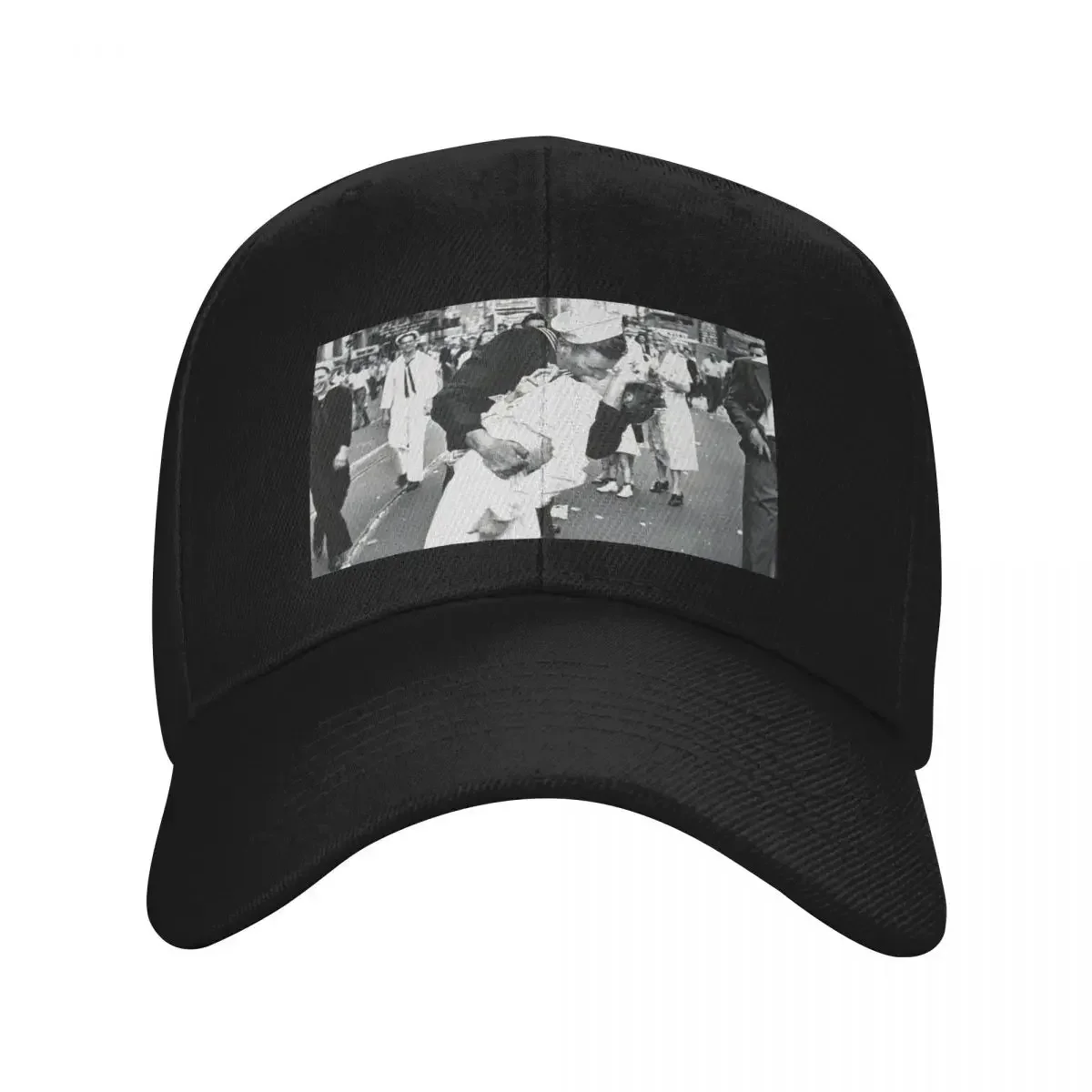 Sailor Kissing In Times Square Poster Baseball Cap Winter hat |-F-| Mens Women's