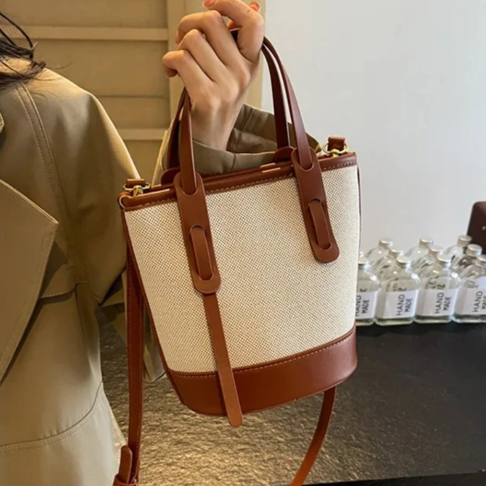 2025 модные универсальные сумки через плечо и через плечо из искусственной парусины, простые повседневные сумки роскоши в стиле ретро для женщин, кошелек 2025 модные универсальные сумки через плечо и через плечо из искусственной парусины, простые повседневные сумки роскоши в стиле ретро для женщин, кошелек