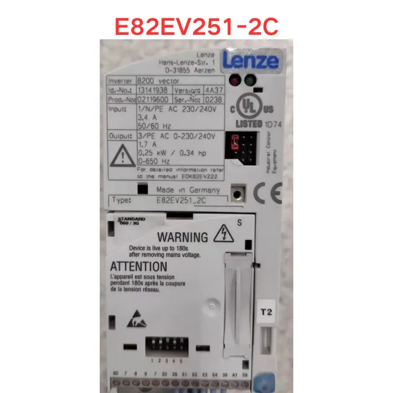 

Used E82EV251-2C Frequency converters Functional test OK