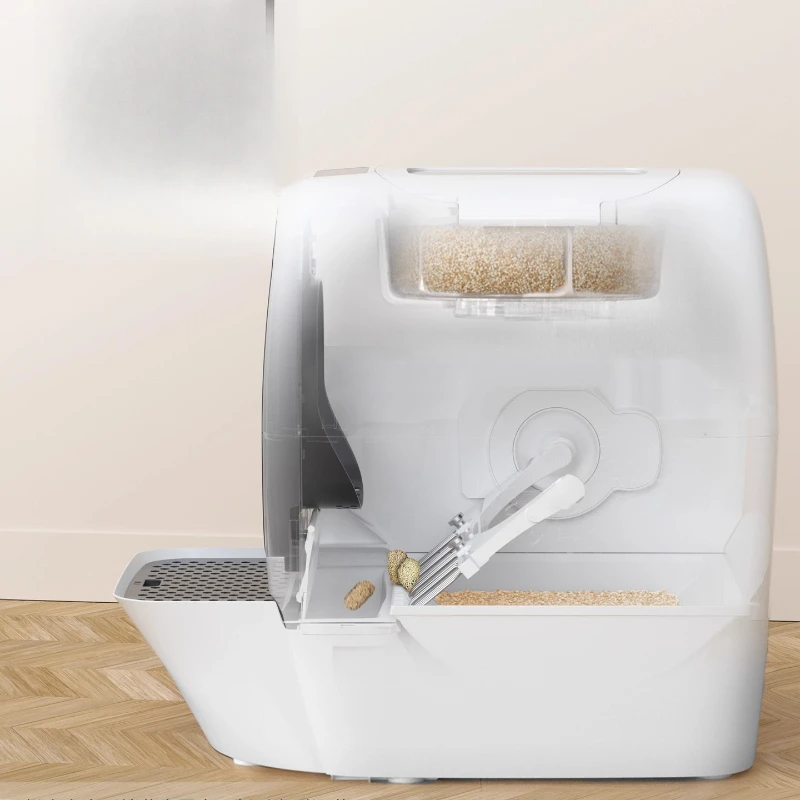 

Smart cat toilet, automatic cat litter box, sand replenishment and cleaning, automatic shit shoveling to prevent splashing
