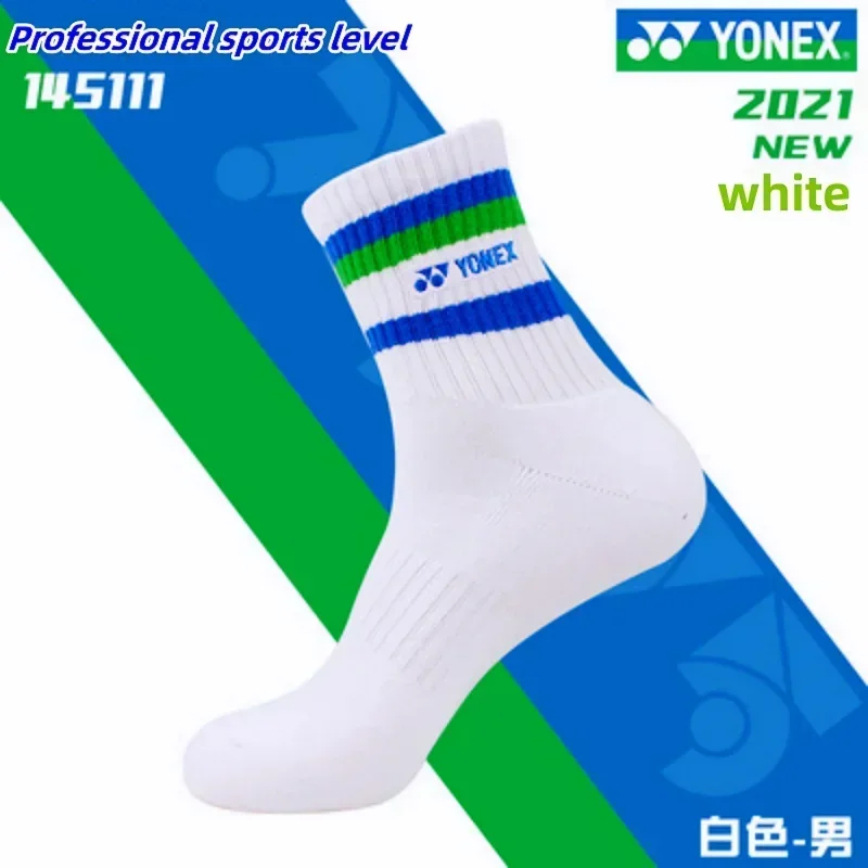 YONEX-Calcetines deportivos de bádminton para correr, medias gruesas con suela de toalla, absorbentes del sudor y desodorantes, 75 ° aniversario, 145111