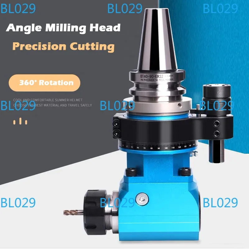 Horizontal milling right angle head 90 degree right angle tool holder machining center side milling right angle head BT40 BT50