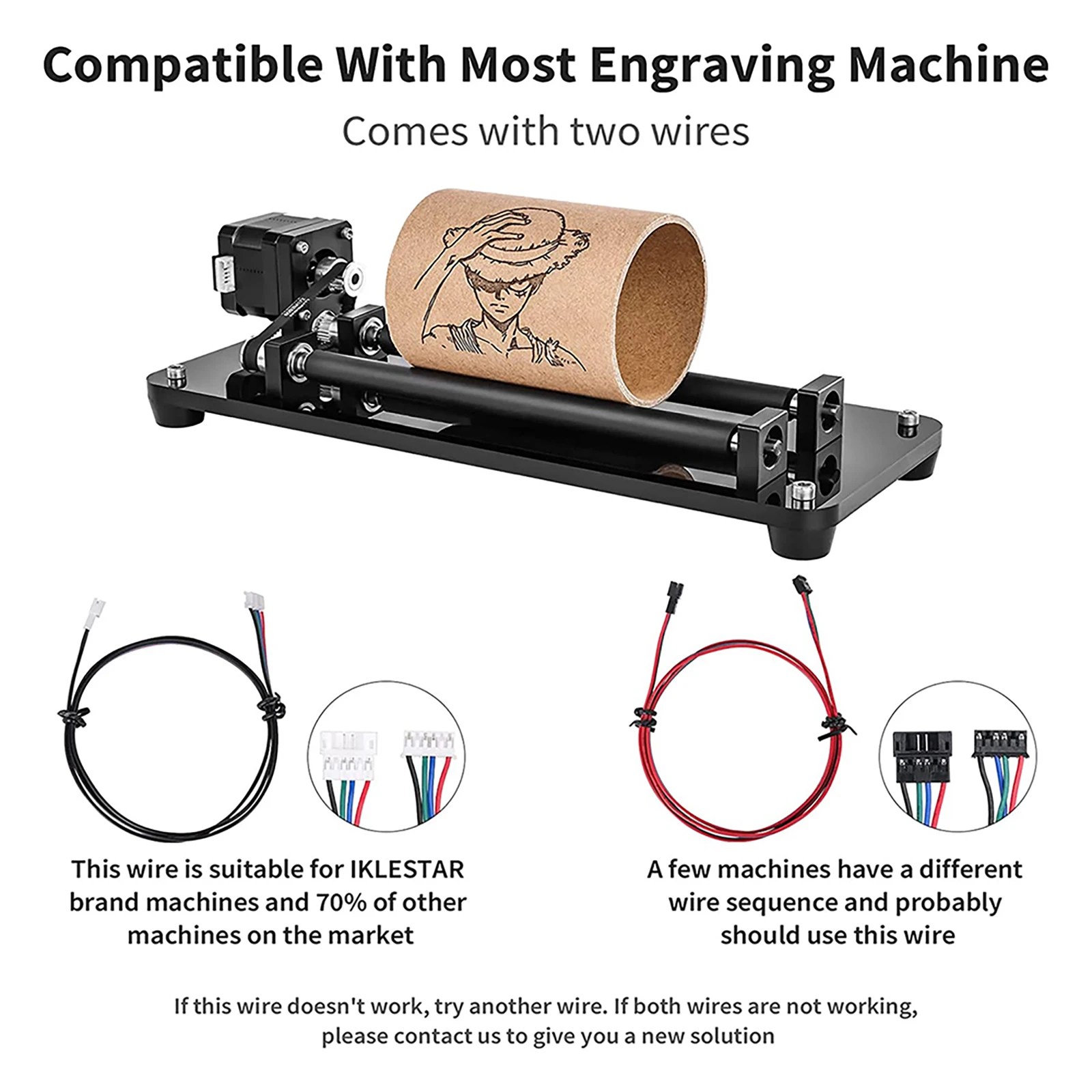 Yofuly Y-axis Rotary Roller For Laser Engraving Machine CNC Three Gear Adjustment Rotary Roller for Cans Cylinders Glass Cup