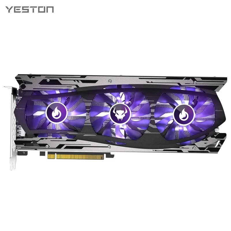 YESTON RTX3060-12GD6 LB GA Graphic Card GDDR6 NVIDIA rtx 3060 12G 192bit 8Pin Gaming GPU Video Cards RGB Computer Desktop GPU