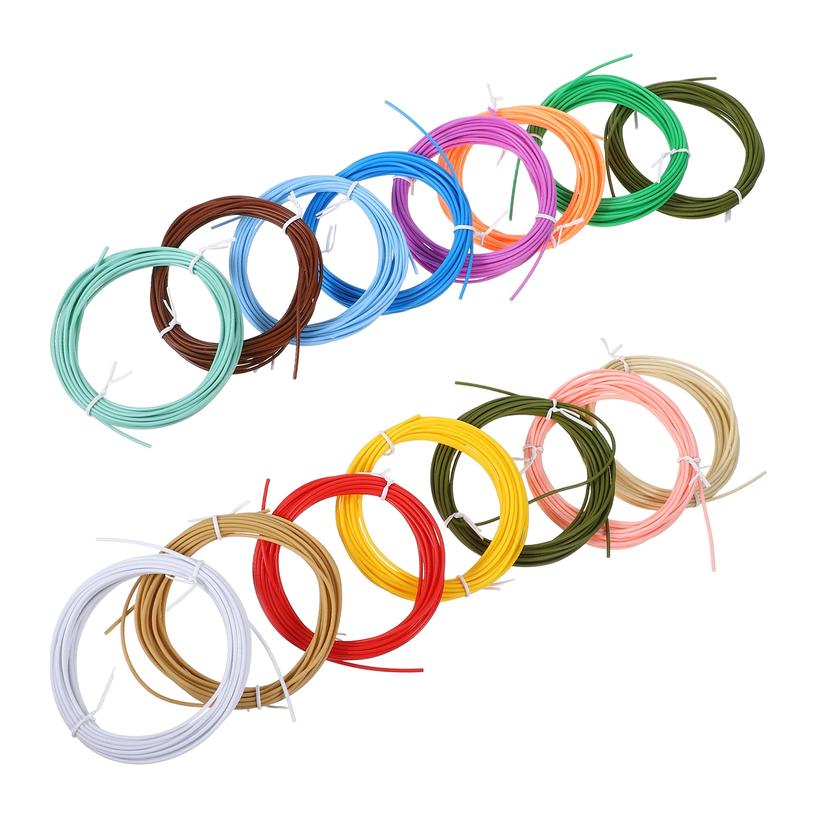

15 Rolls 75MM PCL Print Pen Consumables Pcl Spool 5M Colorful Bundle 3D Printer Supplies