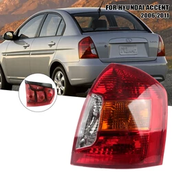 Left/Right Side Red Tail Lamp For Hyundai Accent 2006 2007 2008 2009 2010 2011 Rear Tail Light Brake Lamp with Wire Harne