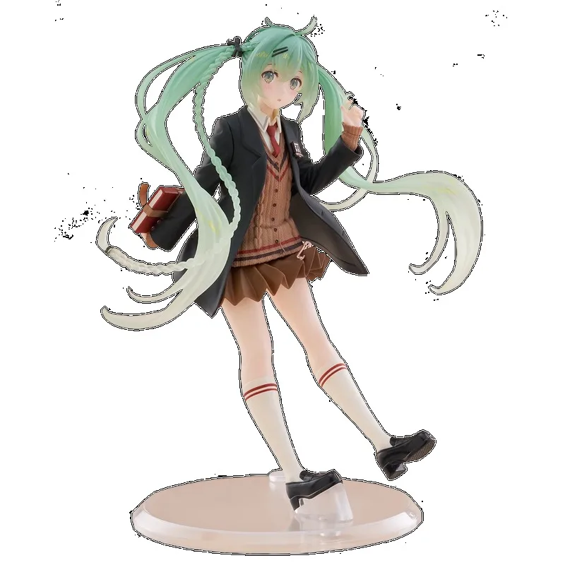 

In Stock 100% Original TAITO Fashion Hatsune Miku Preppy Ver. Anime Figures Collectible Model Toy Sculpture Gift