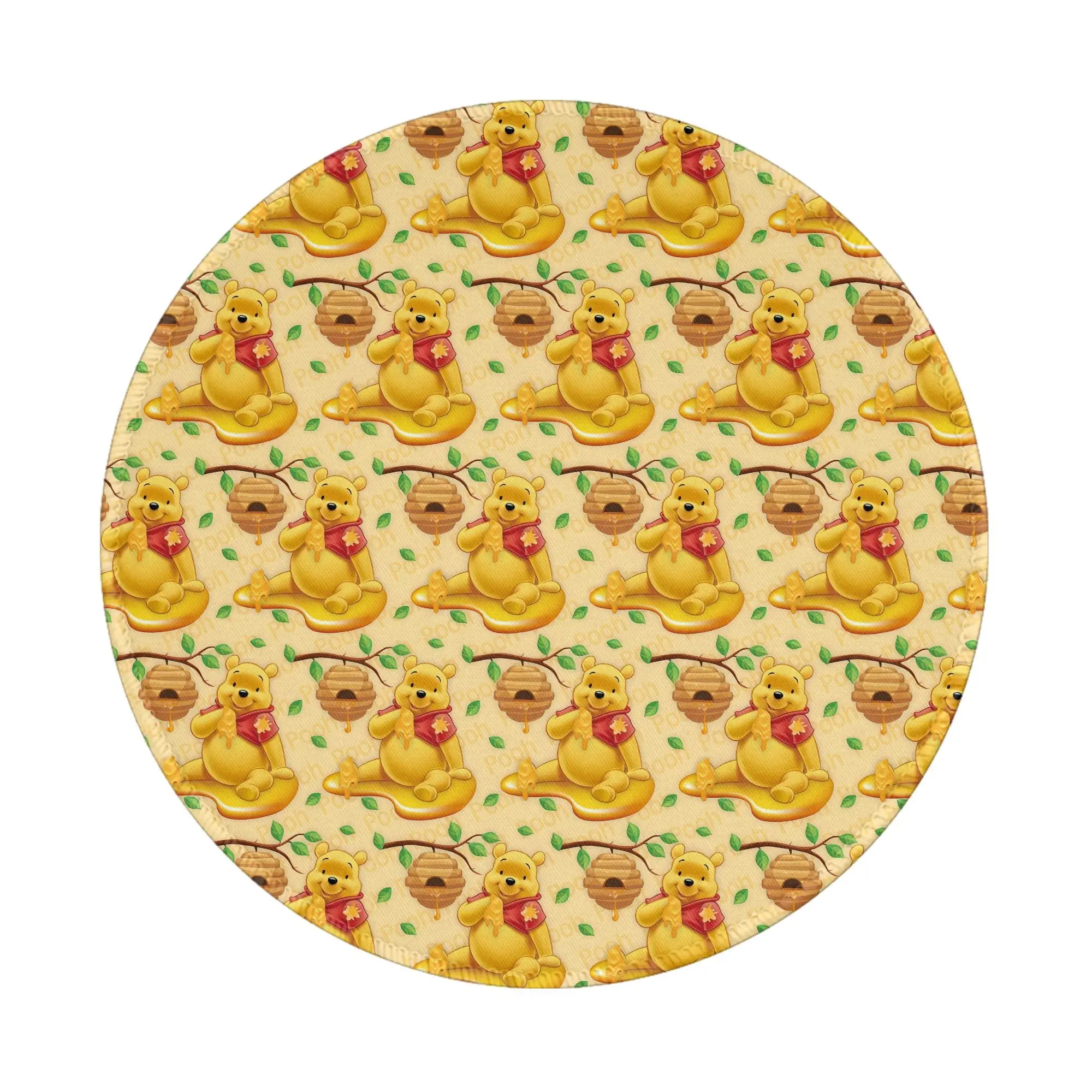 

Круглый мини-коврик для мыши Винни-Пух, противоскользящий коврик для настольного компьютера, 8 дюймов, игровой компьютерный коврик, игровой резиновый коврик для мыши