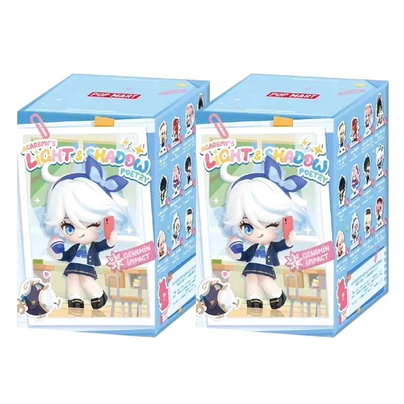 Neue Bestseller Original Popmart Genshin Impact Frohes Neues Jahr Q-Serie Handgefertigte Überraschungs-Blindbox Dekoration Sammlerstücke Geschenke