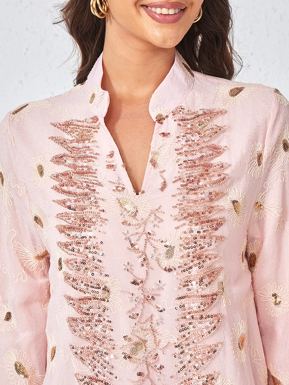 Ramadan Morocco luxury and comfortable new Saudi Arabian women's mesh embroidered bead loose casual Middle Eastern Dubai robe