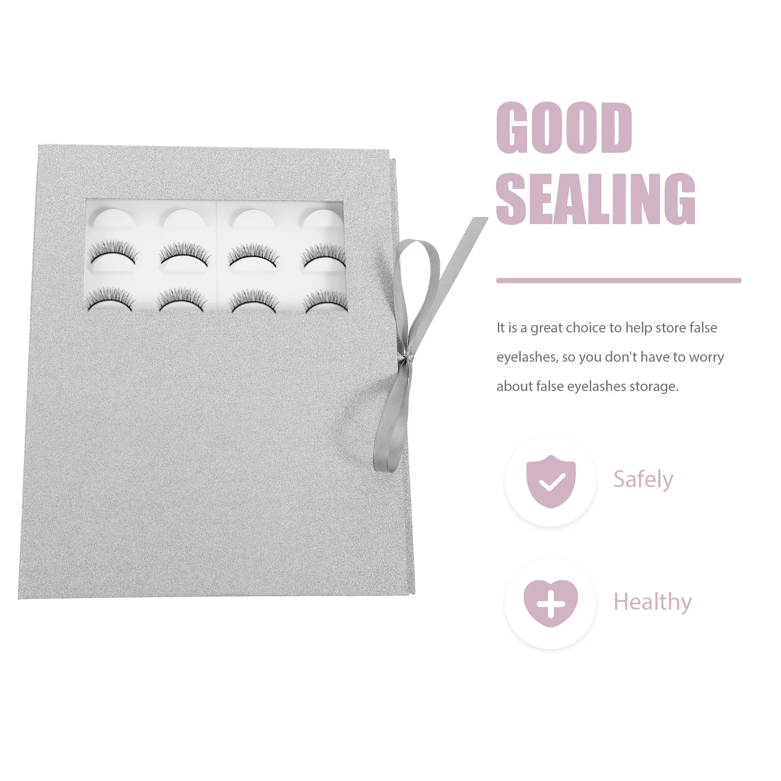 

1Pcs Creative Lash Box Protective Eyelash Storage Case Prevents Damage Maintains Shape Fake Eyelash Organizer Lash Storage Case