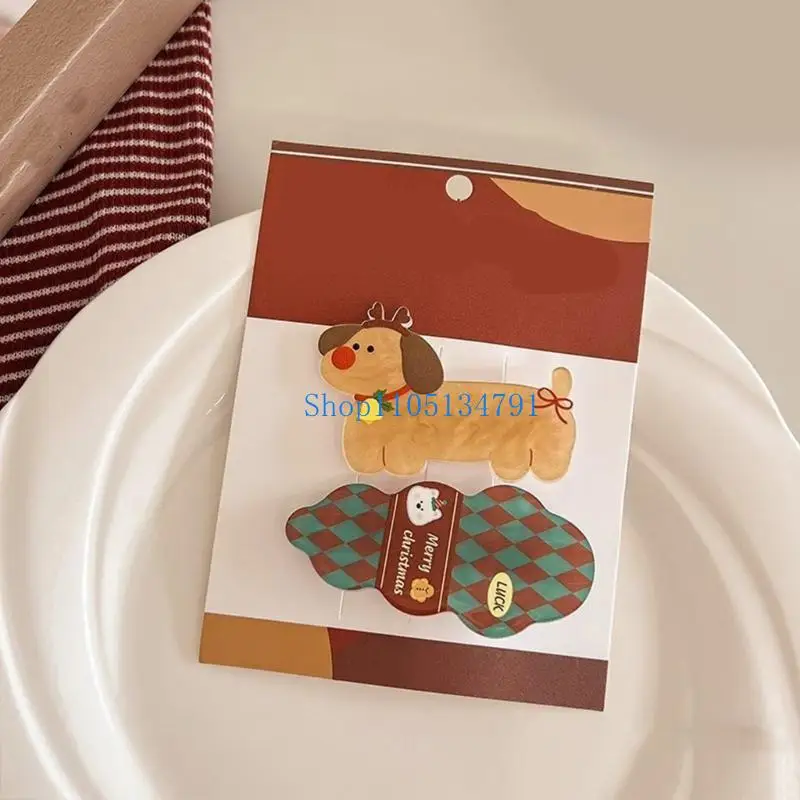 

98km Cartoon Cats Hair Accrsories With Fish Designs Resin Hair Clip Fashionable Hair Decoration Headwear for Stylish Looks