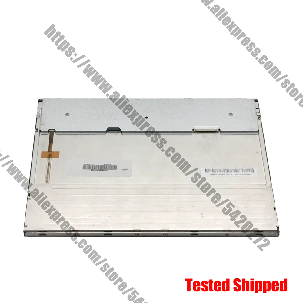 100% original test  LCD SCREEN G121S1-L02 G121S1-L01 12.1 inch