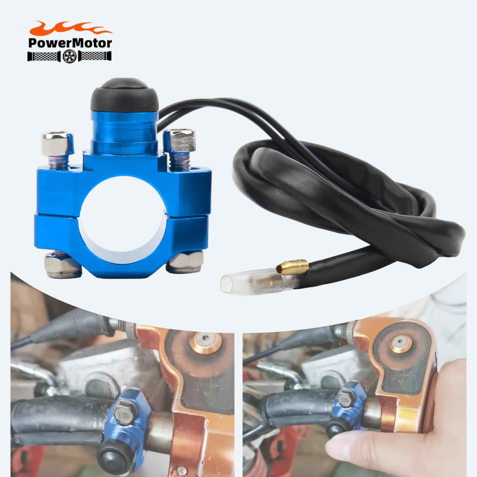 

Motorcycle CNC Aluminum Engine Stop Start Kill Switch Momentary Push Button Switch For KTM ATV Dirt Bike Universal Accessories