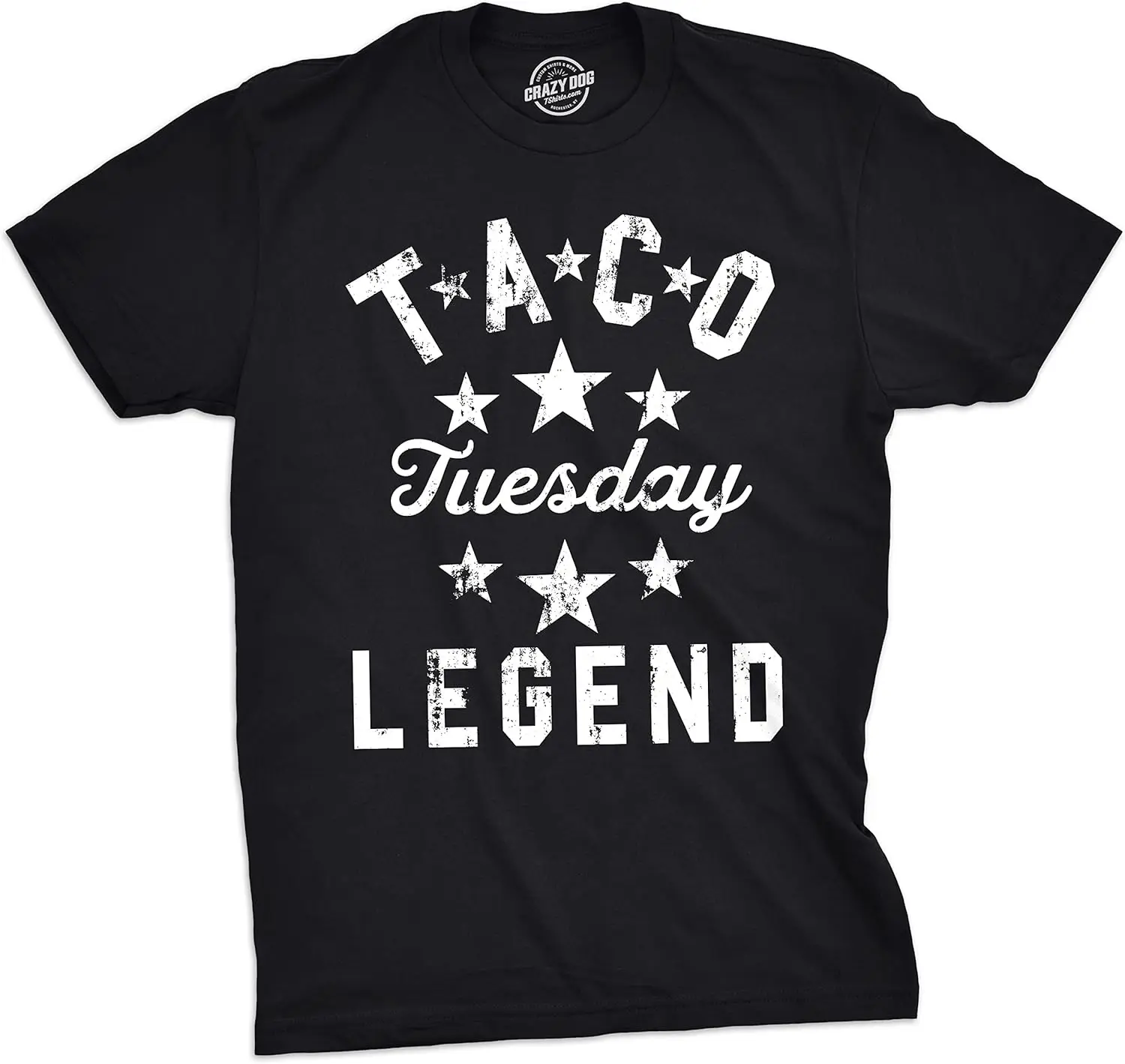 

Mens Taco Tuesday Legend Tshirt Funny Dinner Tee for Guys