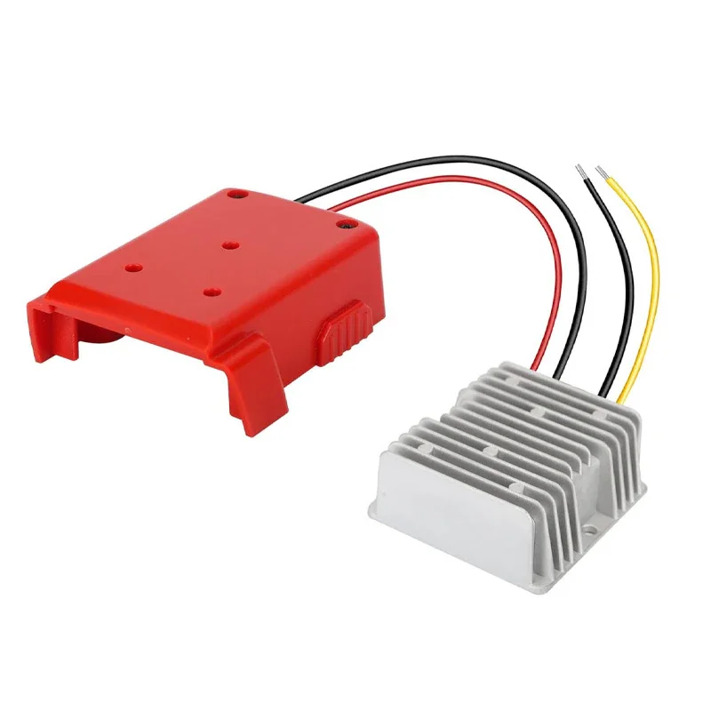 Step Down Converter Aadpter for Milwaukee 18V Li-ion Battery,18V To 12V Power Wheel Inverter Buck Boost Voltage Regulator