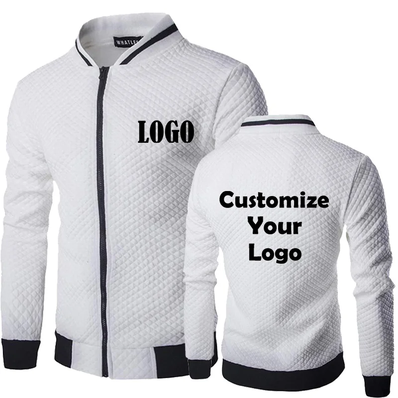 Customized New Fashion Men's Zipper Jacket and Coat Jacket and Outdoor Loading Casual Clothing Street Clothing