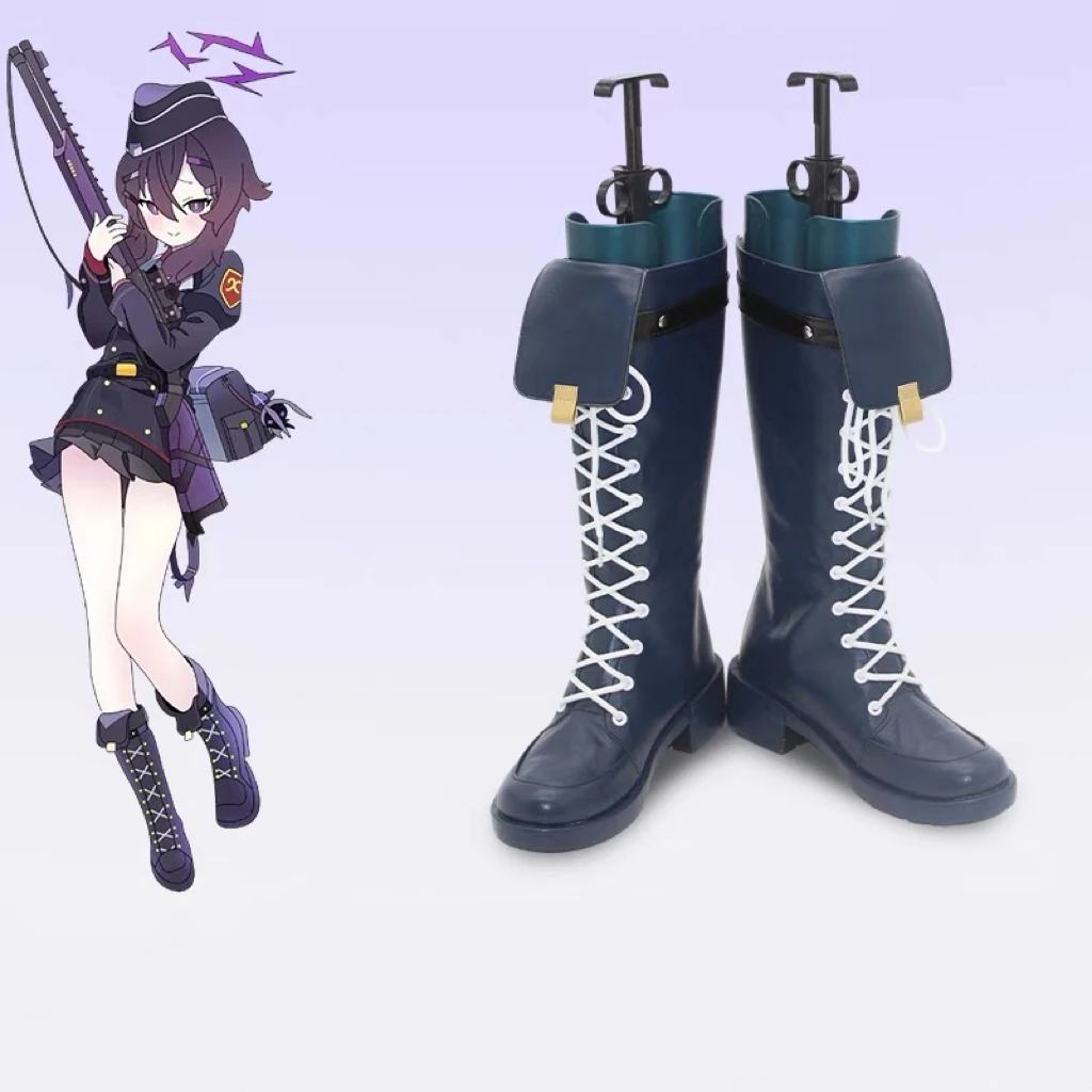 

Blue Archive Haruka Cosplay Shoes Game Blue Archive Cosplay Shoes Halloween Carnival Boots PU Shoes Custom Made